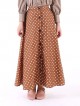 Lola Button Skirt Kids 1.0-DEEP BROWN