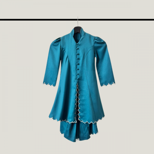 [READY STOCKS] Kebaya Mahsuri Kids-Classic Teal