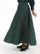 Lola Button Skirt Kids 1.0-EMERALD GREEN