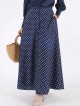 (Defect) Lola Button Skirt 2.0 - Royal Blue