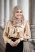 Adelia Blouse -Caramel Nude