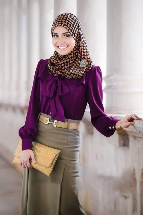 Adelia Blouse 21.0-Rich Purple