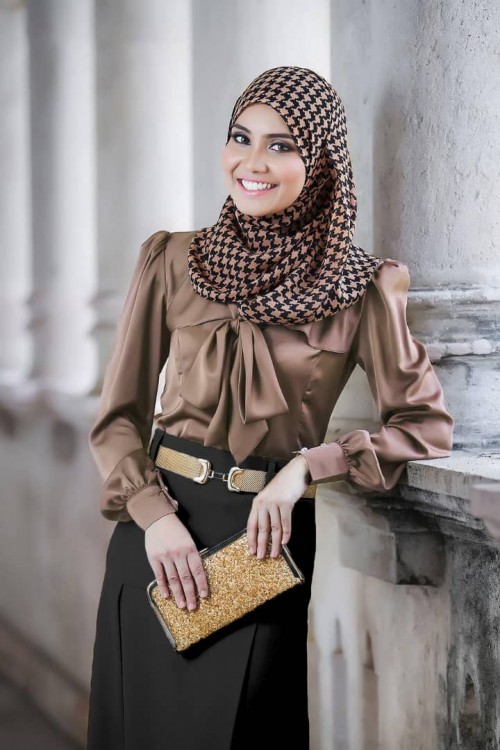 Adelia Blouse-Tortilla Brown