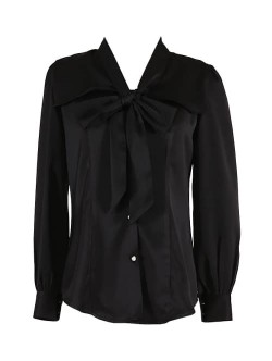 Adelia Blouse 21.0-Black