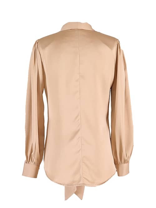 Adelia Blouse -Caramel Nude