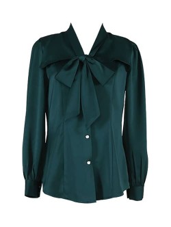 Adelia Blouse -Emerald Green