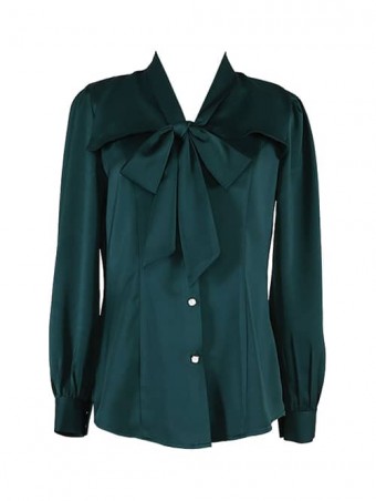 Adelia Blouse -Emerald Green