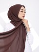 (DEFECT) Hana Plain Shawl-ESPRESSO