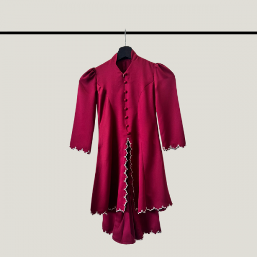 [READY STOCKS] Kebaya Mahsuri Kids-Maroon