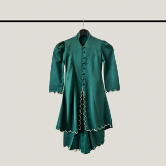 [PreOrder Delivery 15-20 March 25]Kebaya Mahsuri Kids-Emerald Gr