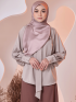 Zara Blouse 1.0- BEIGE GREY