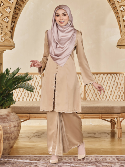 [Ready Stocks] Kebaya Mahsuri - CHAMPAGNE NUDE