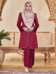 Mahsuri Kebaya Emboidery 2.0-DEEP RED