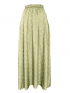 Lola Button Skirt-Sage Green