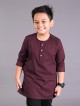 Redza Kurta Kids-VIVID MAROON