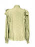 Lola Ruffle Blouse-Sage Green