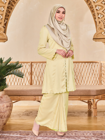 [Ready Stocks] Kebaya Mahsuri -SOFT YELLOW